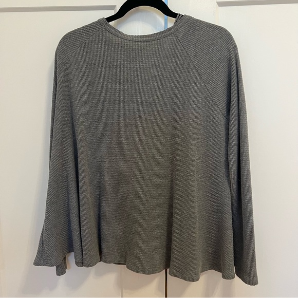 FP Flowy Long Sleeve Waffle Top - Picture 2 of 3